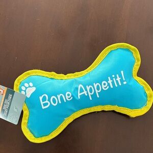 💚🩵Squeaky Bone Appetite Dog Toy 🦴🐾🐾